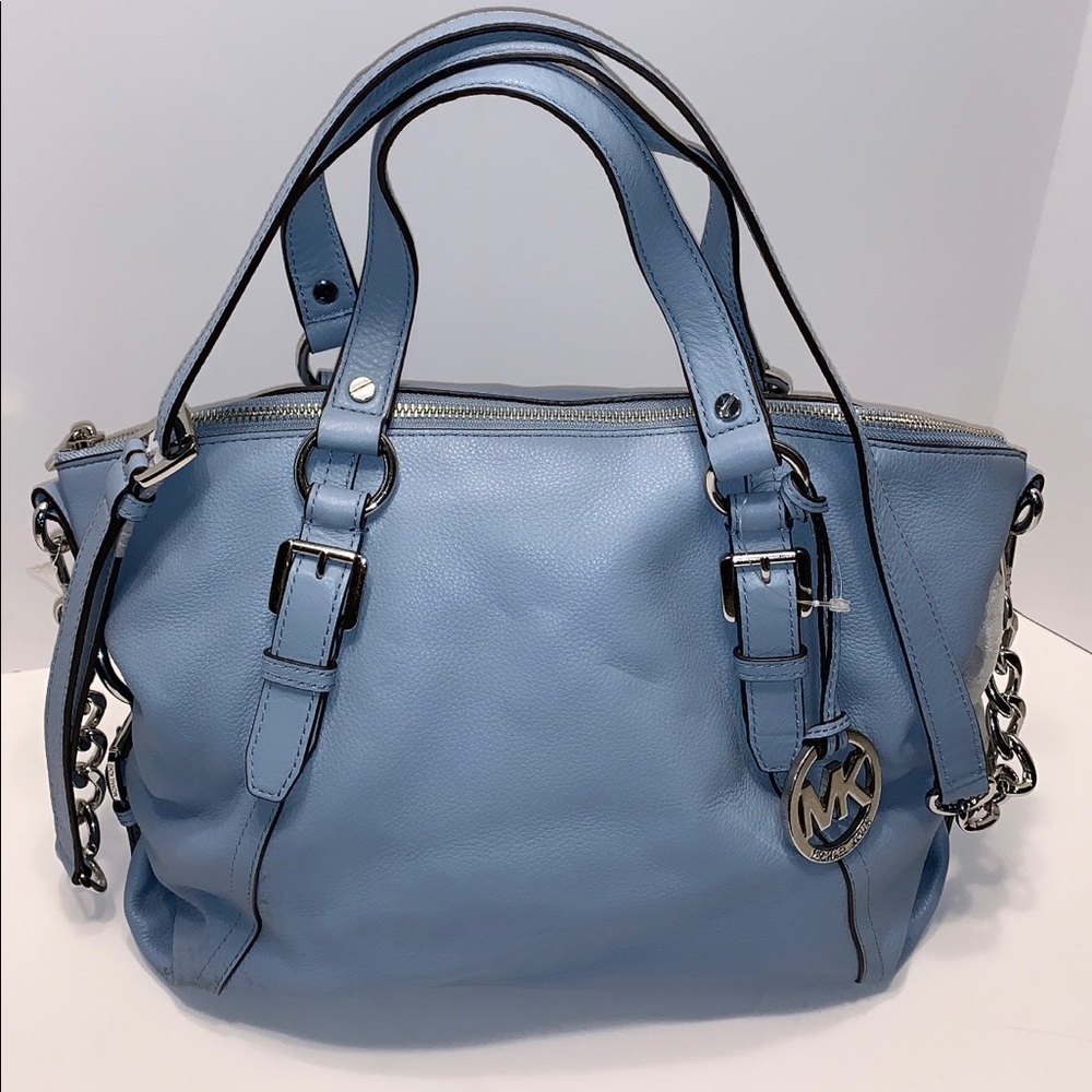 Michael Kors Tristan Conv Leather Satchel